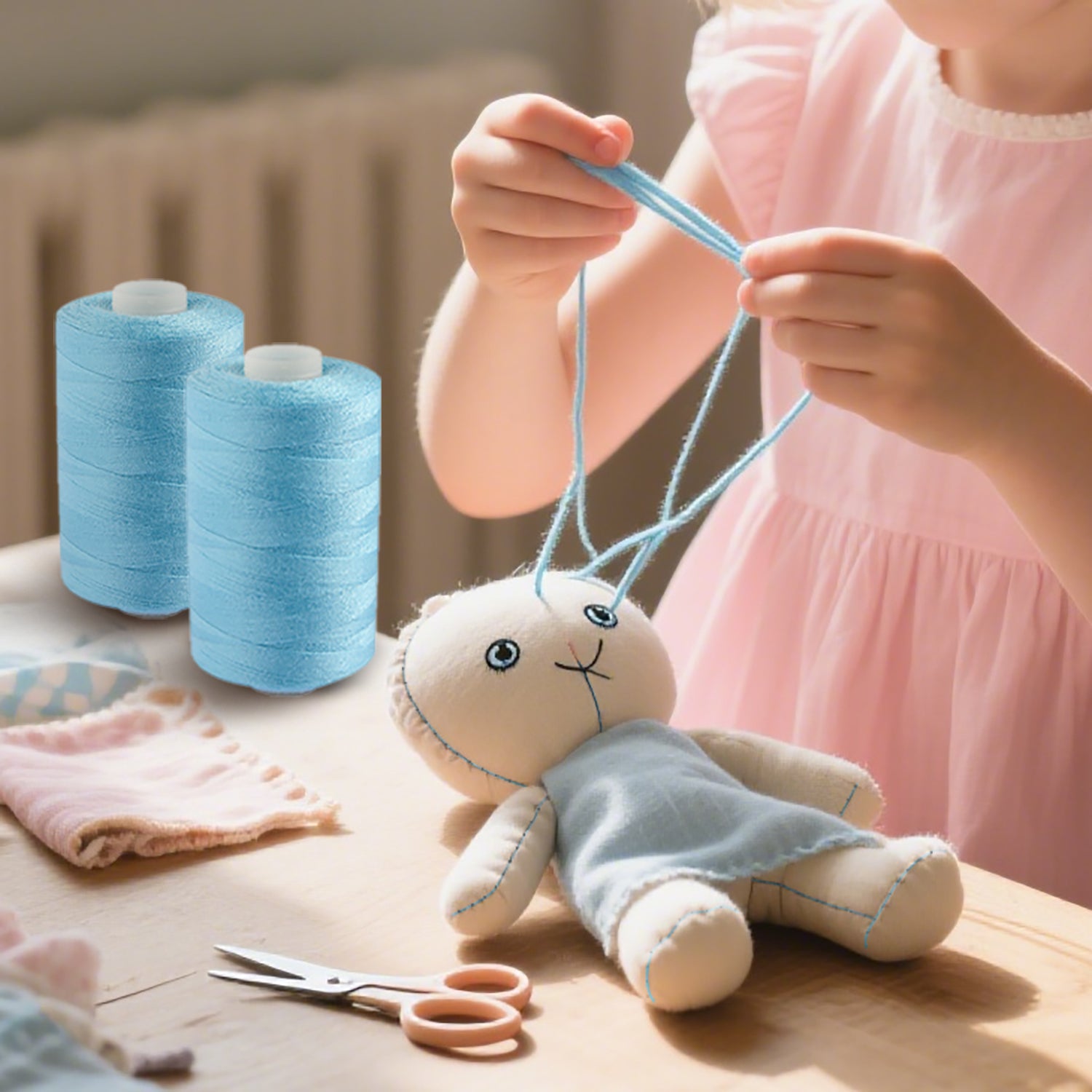 Standard Colour Overlocking Thread, Pack of 24