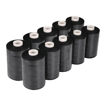 Black Overlocking Thread, Pack of 10