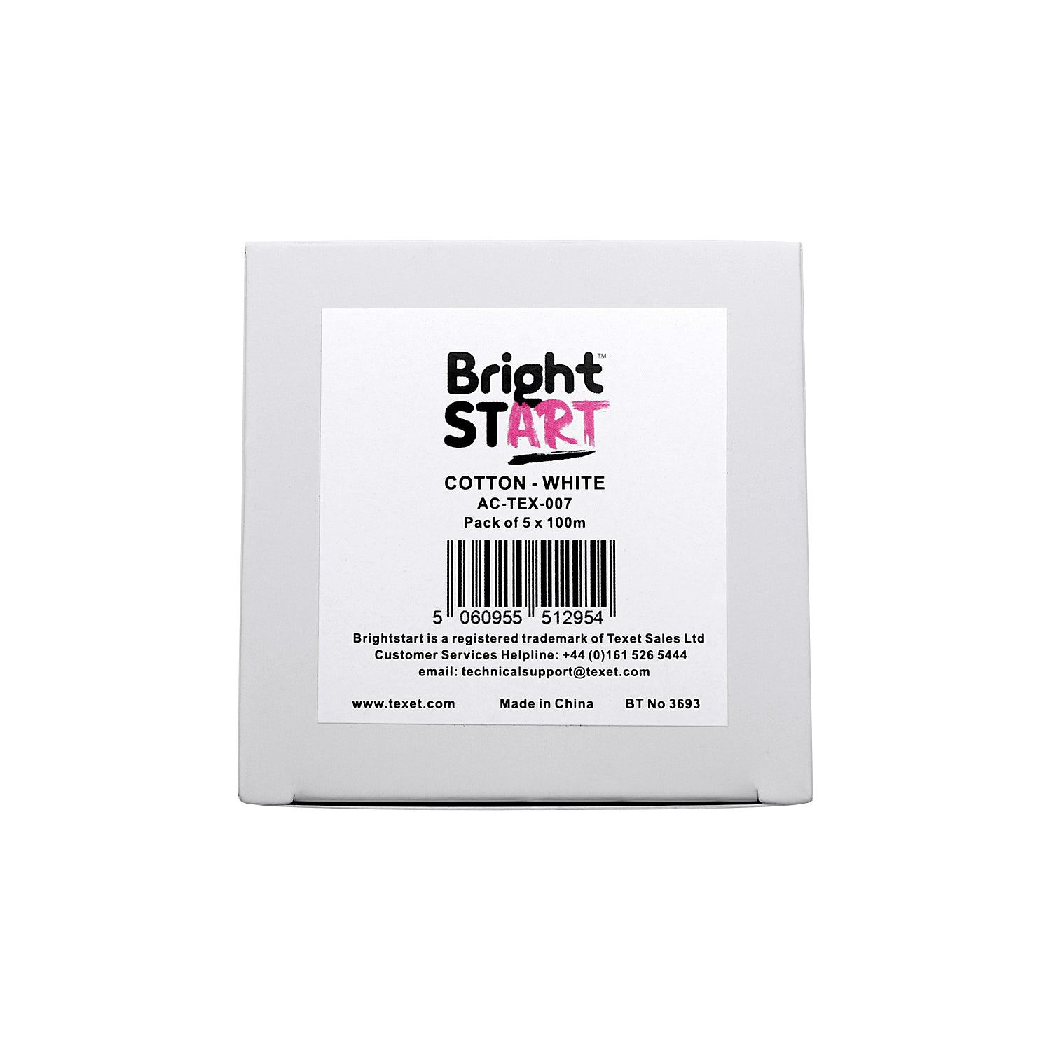 White Cotton Thread, Pack of 5