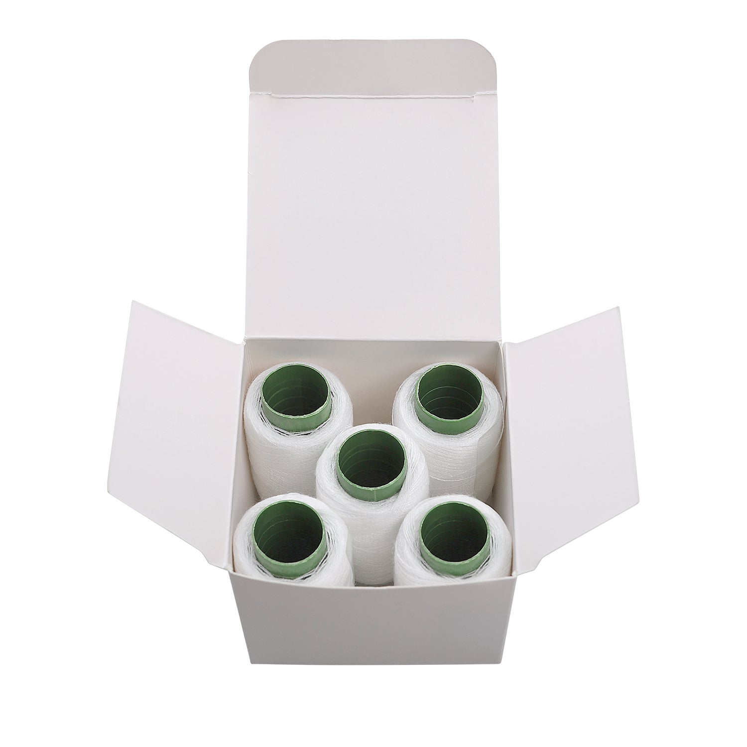 White Cotton Thread, Pack of 5