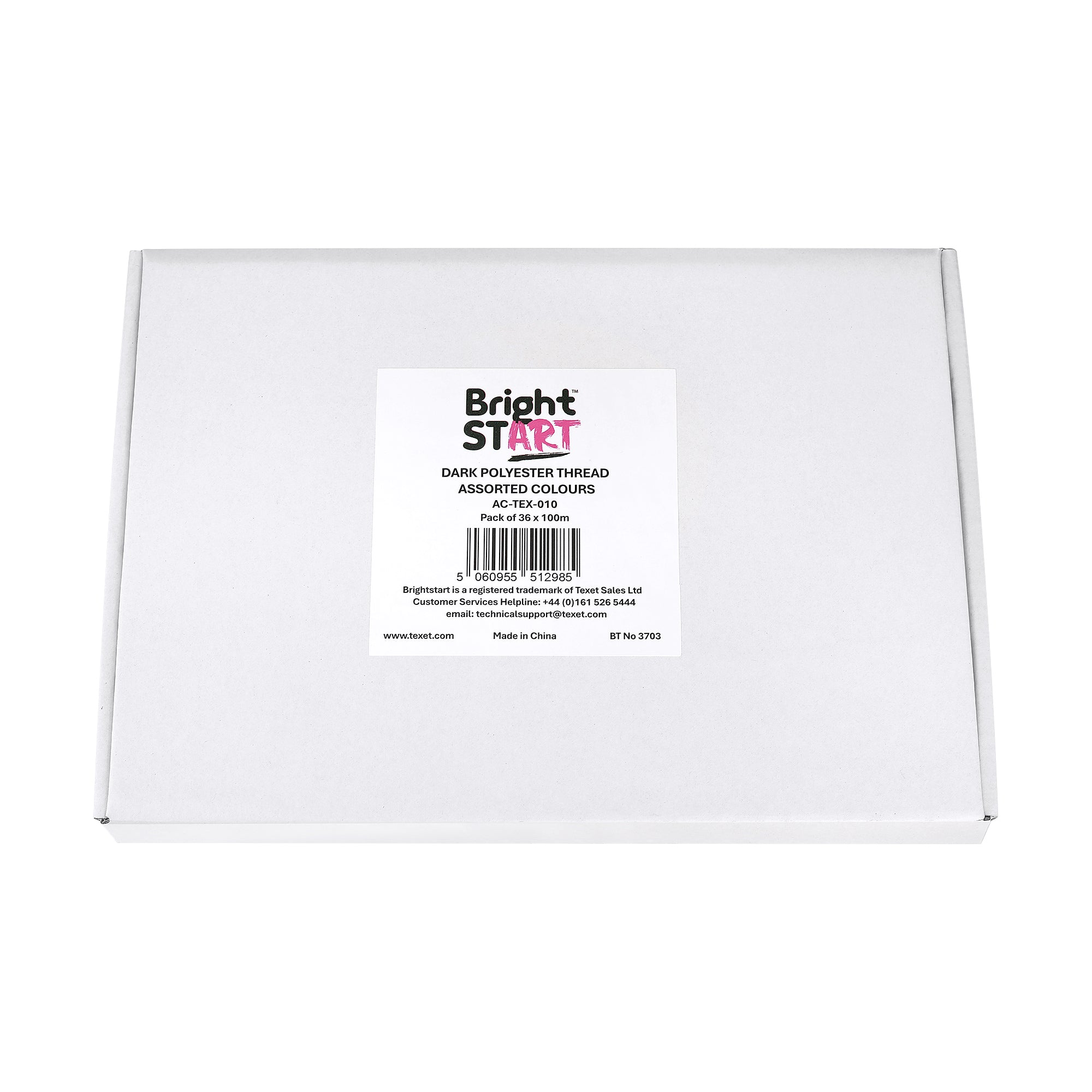 Dark Colour Polyester Thread, Pack of 36