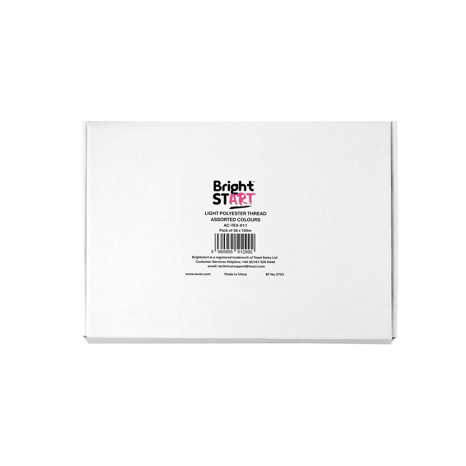 Light Colour Polyester Thread, Pack of 36