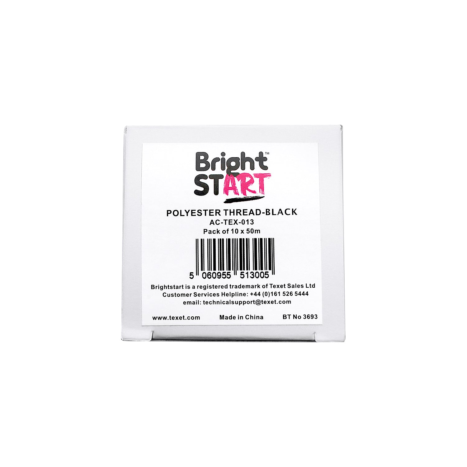 Black Polyester Thread, Pack of 10