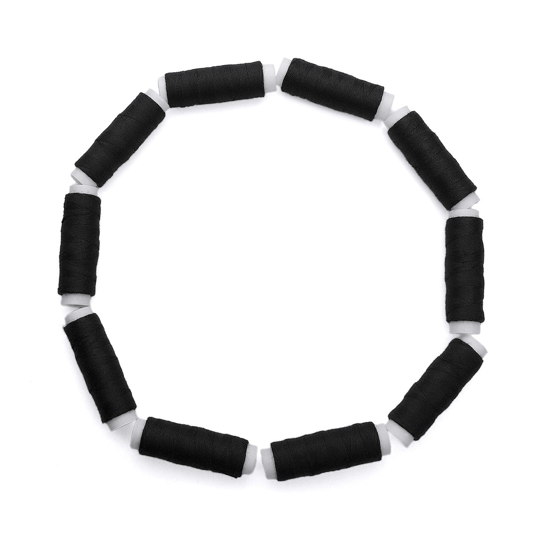 Black Polyester Thread, Pack of 10