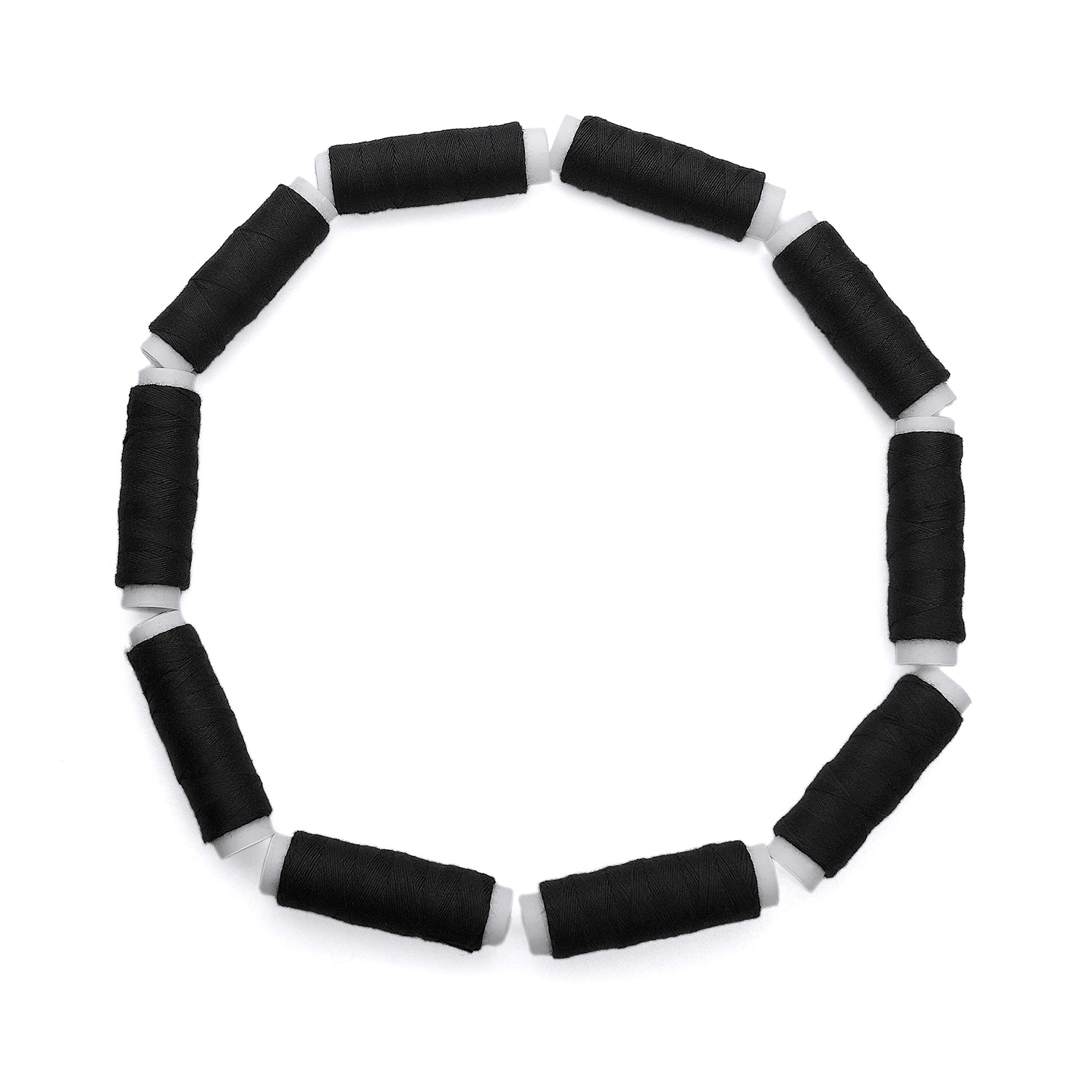 Black Polyester Thread, Pack of 10