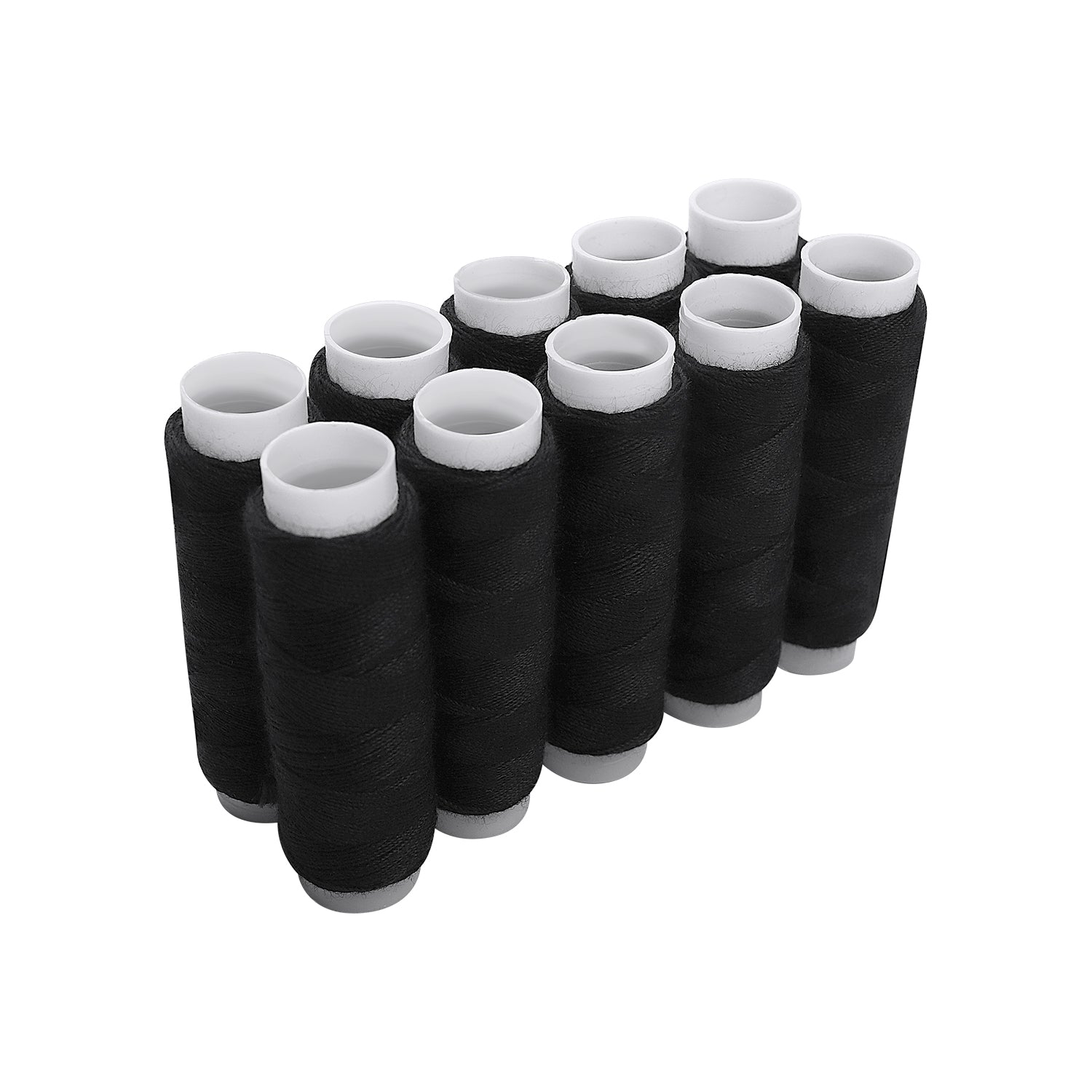 Black Polyester Thread, Pack of 10