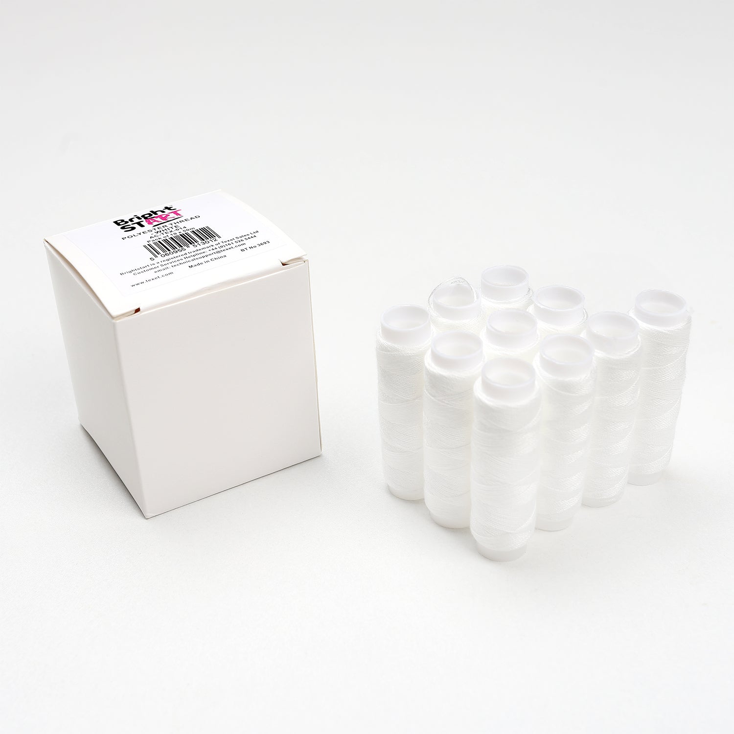 White Polyester Thread, Pack of 10