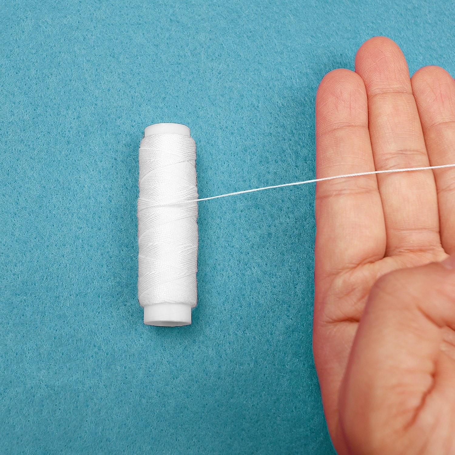 White Polyester Thread, Pack of 10