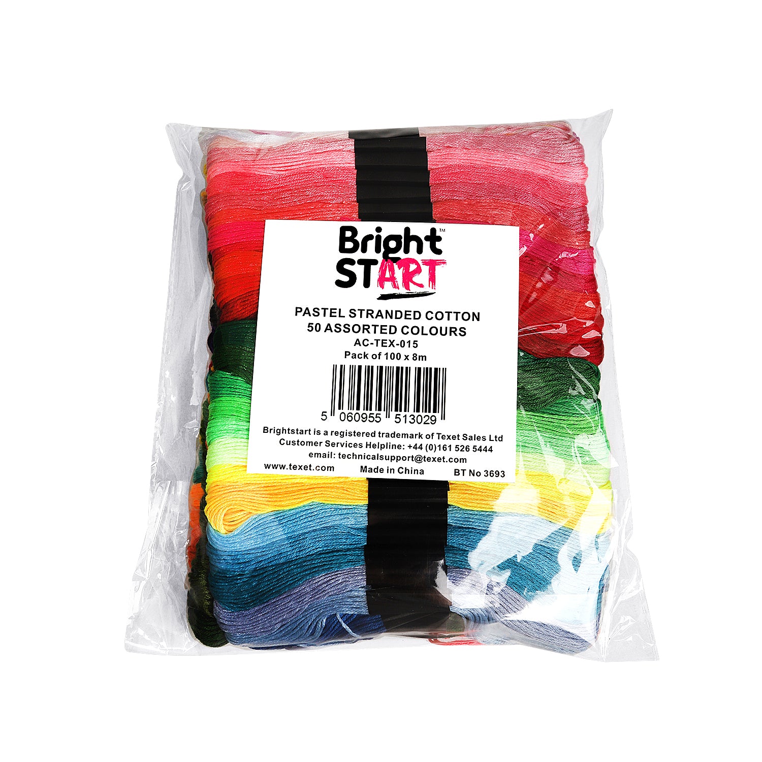 Pastel Stranded Cotton, Pack of 100