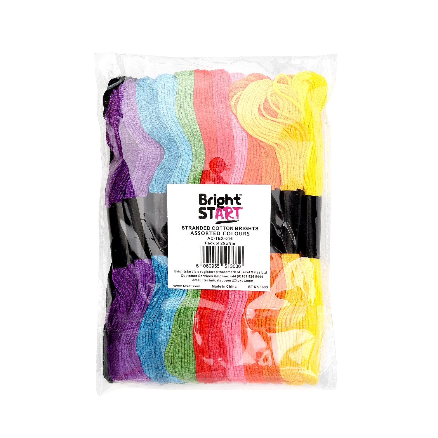 Stranded Cotton Brights, Pack of 25