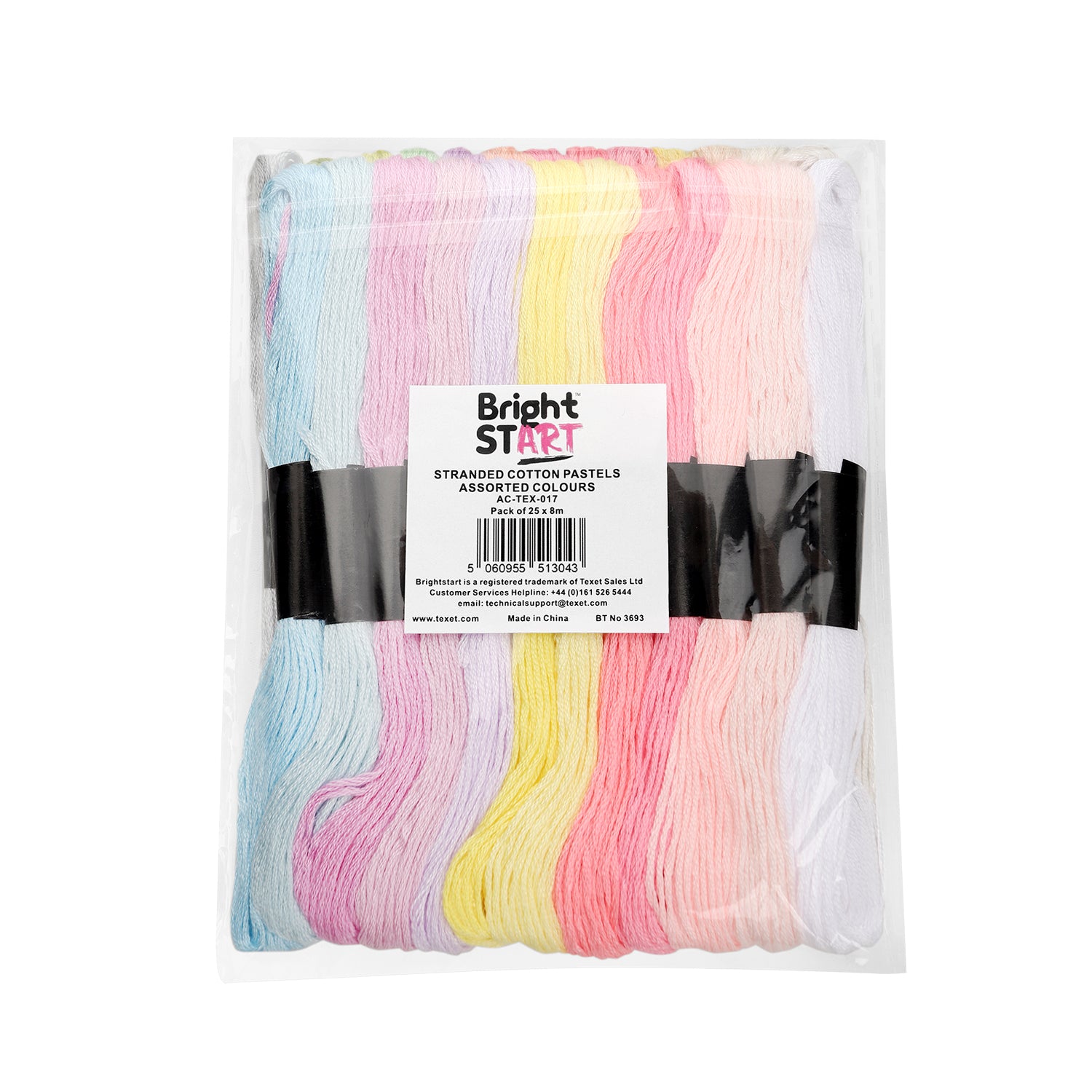 Stranded Cotton Pastels, Pack of 25