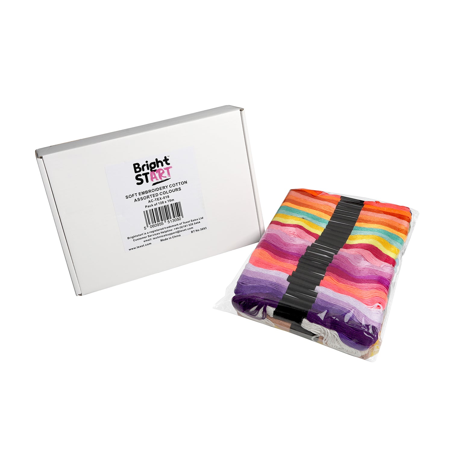 Soft Embroidery Cotton, Pack of 128