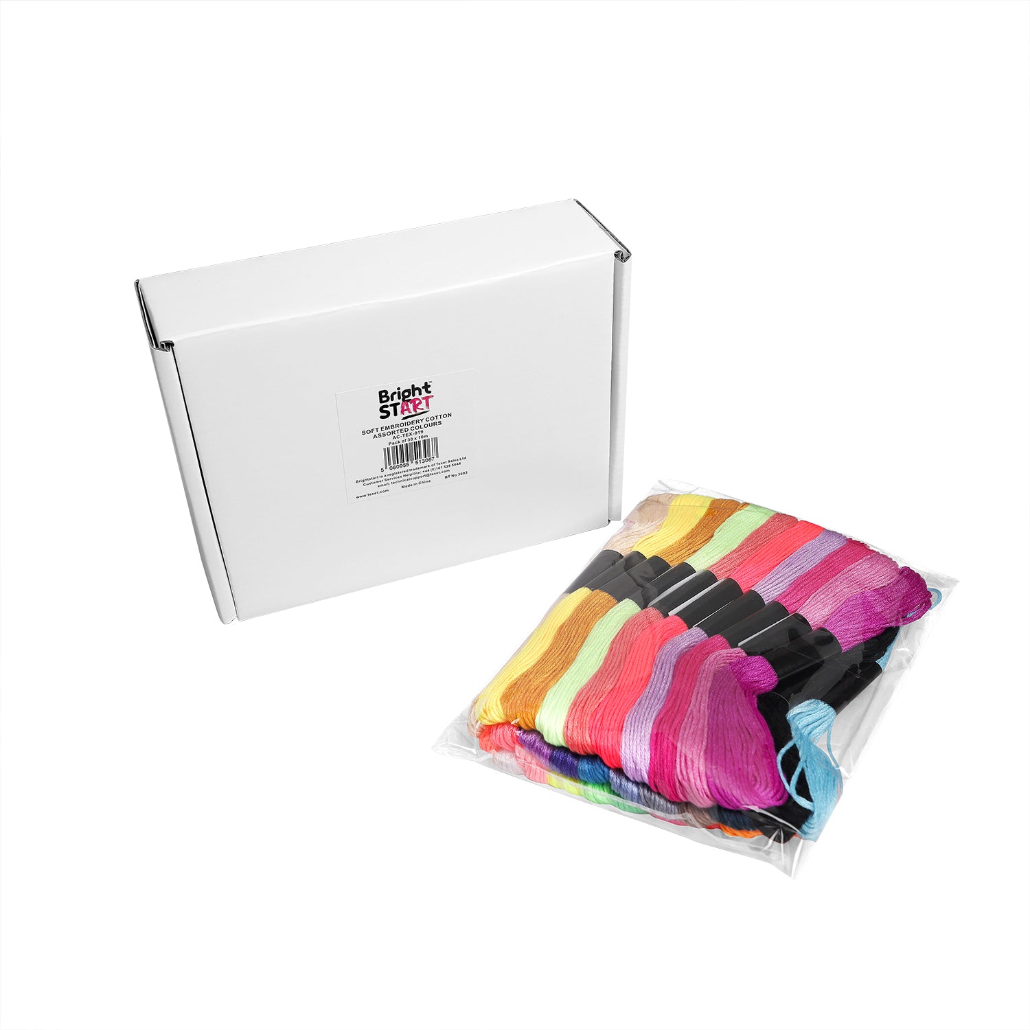 Soft Embroidery Cotton, Pack of 30