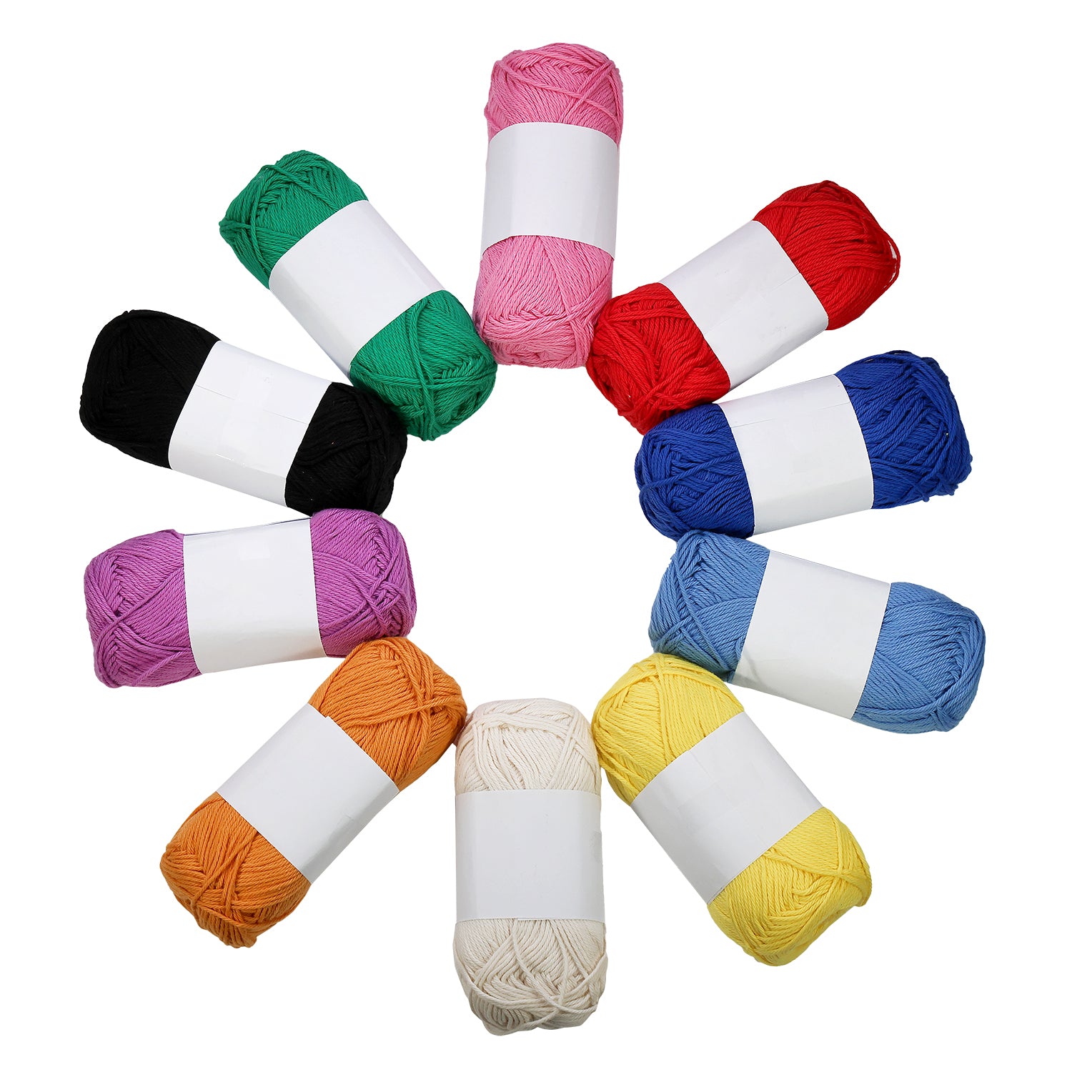 Cotton Yarn, Pack of 10