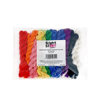 Embroidery Thread, Pack of 24