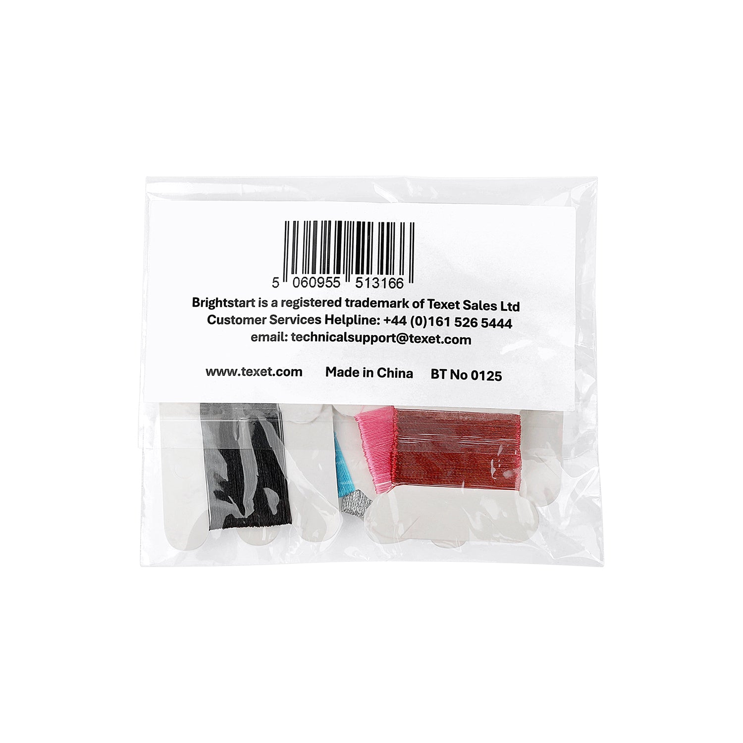 Metallised Glitter Thread, Pack of 12