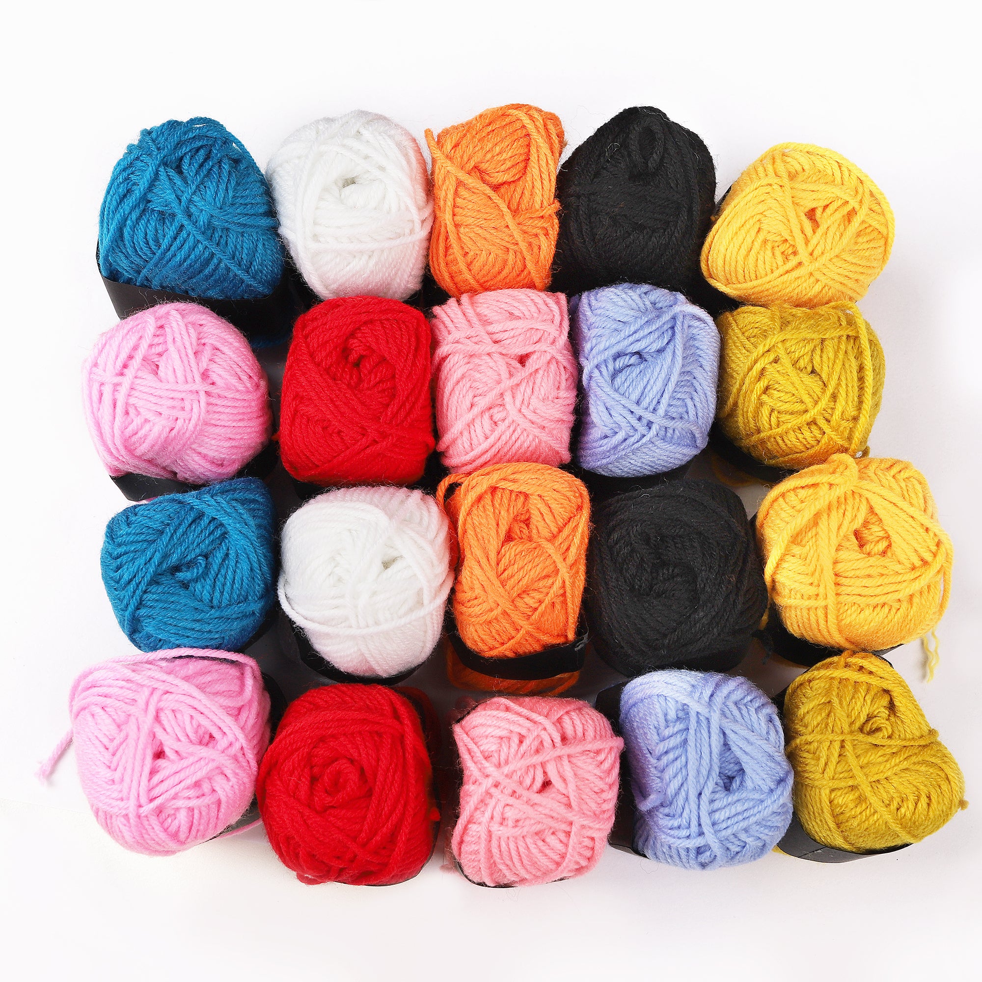 Double Knit Acrylic Yarn 25g, Pack of 20