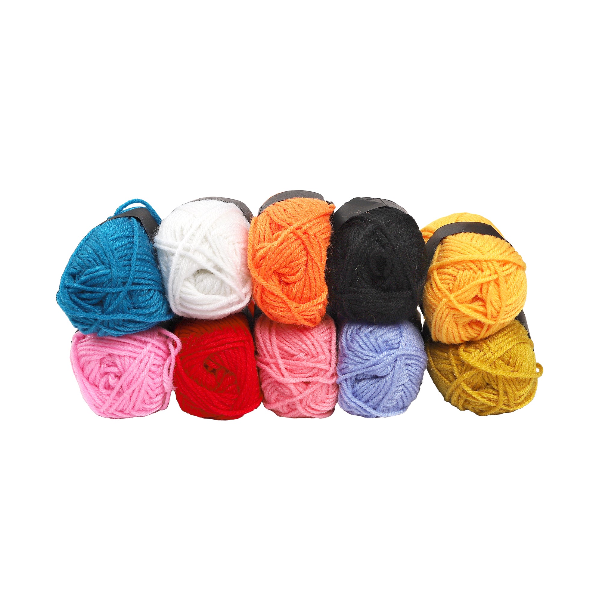 Double Knit Acrylic Yarn 25g, Pack of 20