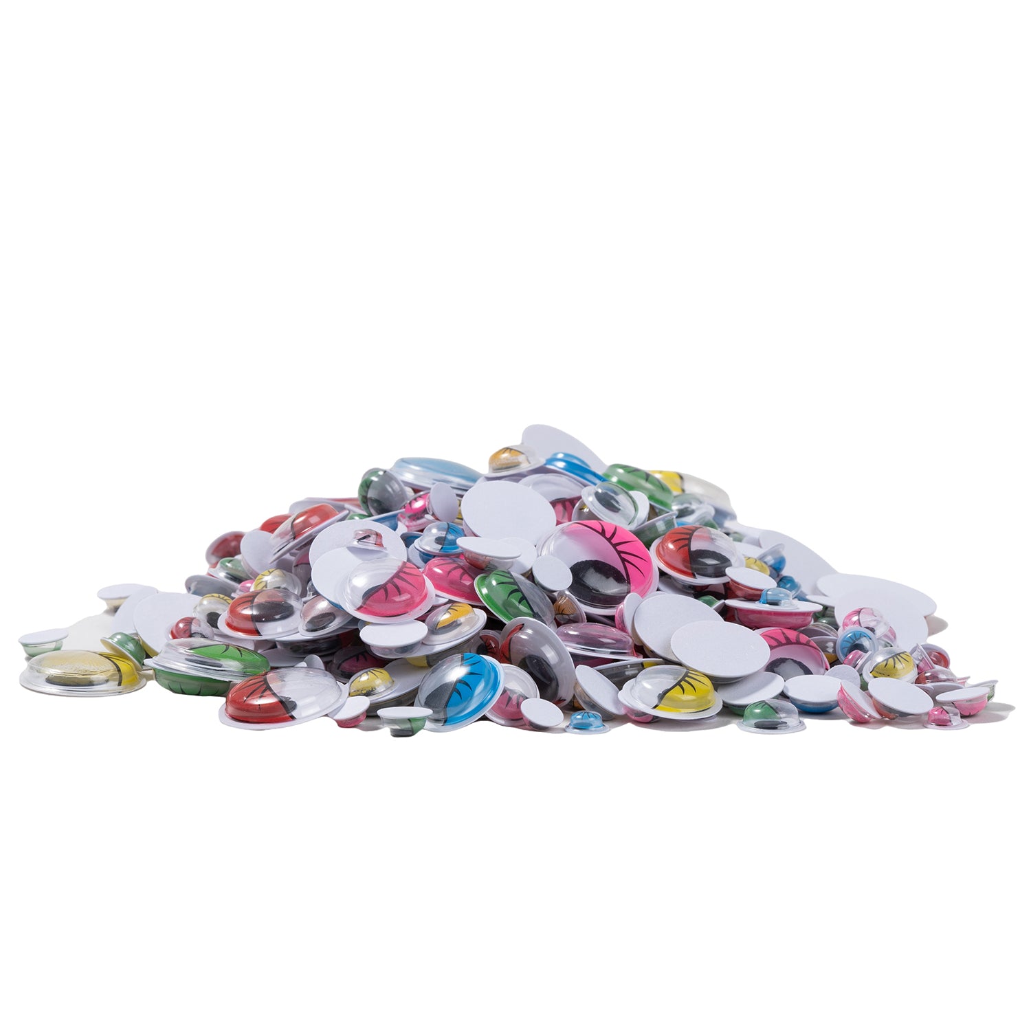 Wiggly Eyes with Lashes, Pack of 500