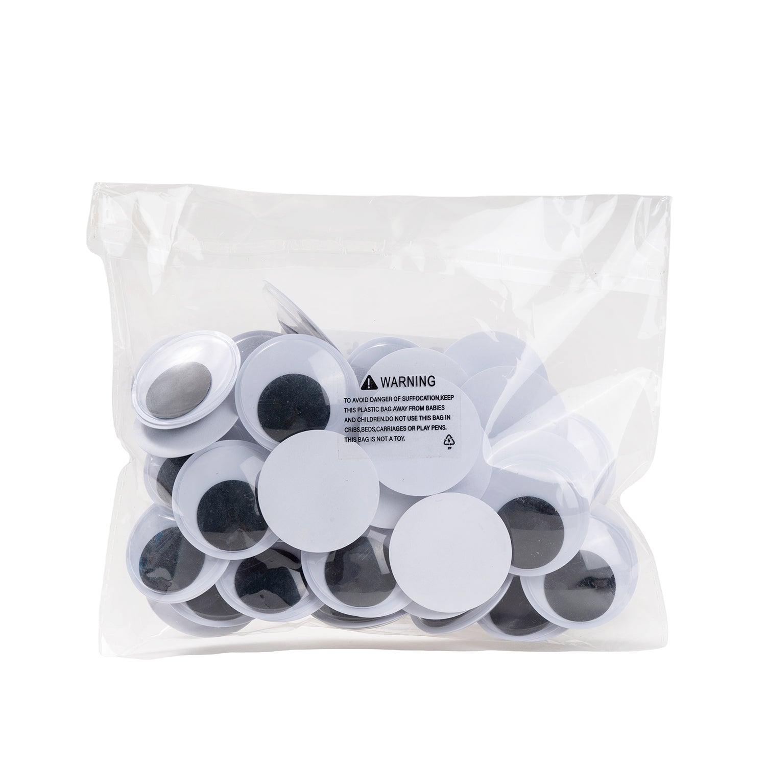 Jumbo Wiggly Eyes, Pack of 60