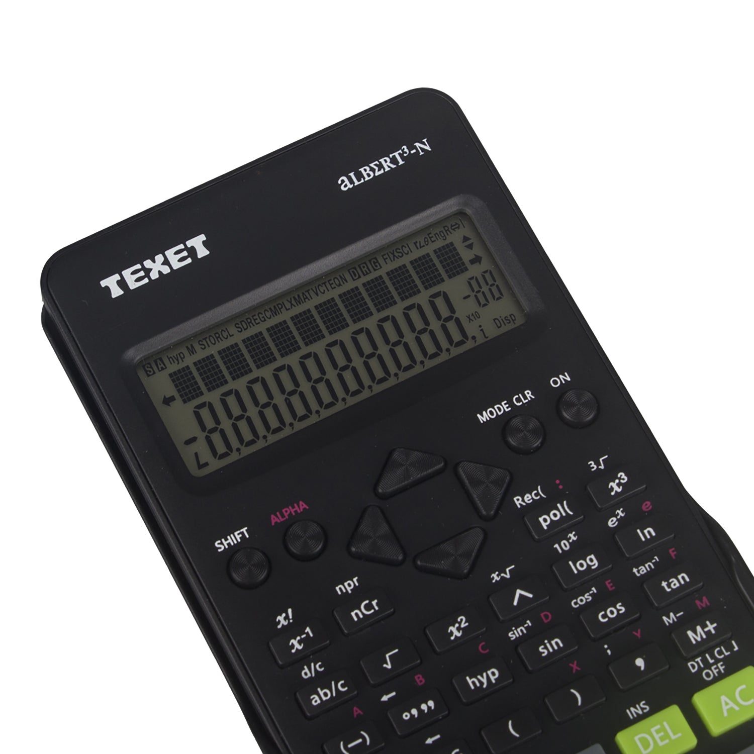 ALBERT3-N Scientific Calculator 10 Digit, 2 Lines Display