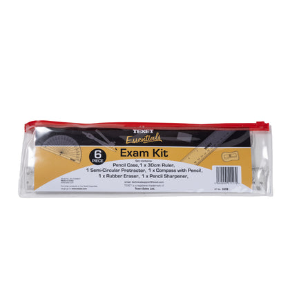 Exam Kit in Plastic Pencil Case
