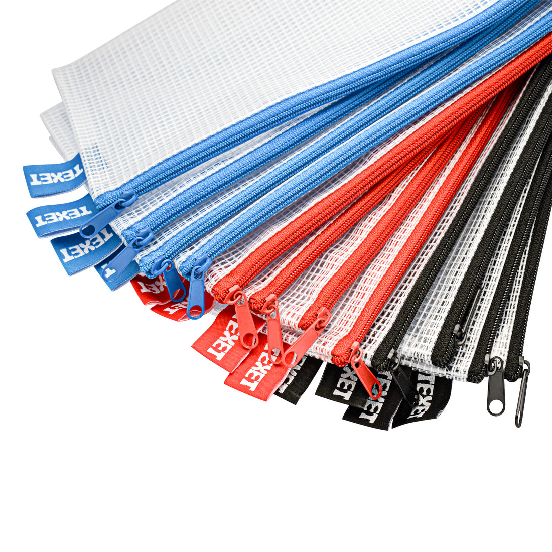 Mesh Tuff Bag Pencil Case, Pack of 12