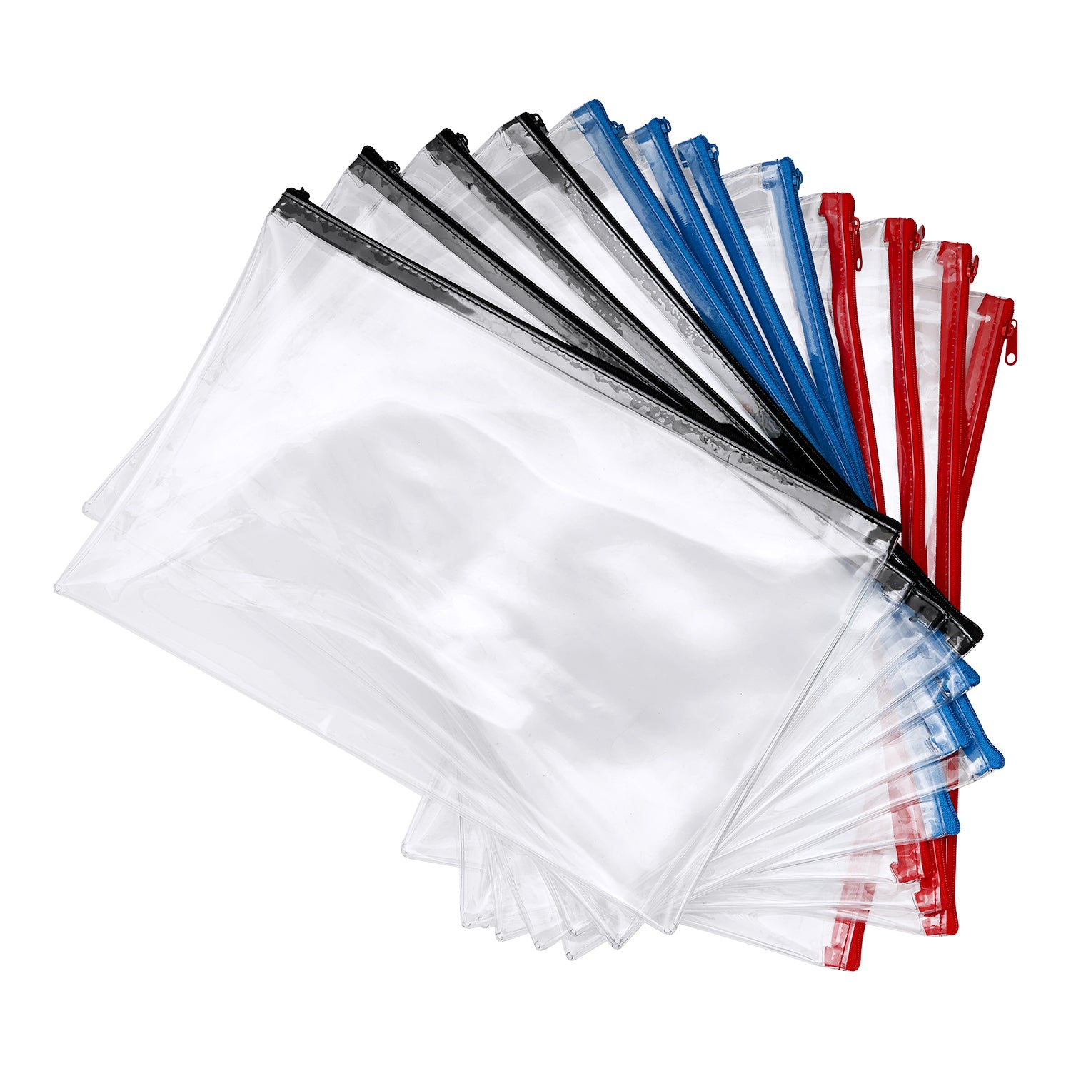 A4 Zip Pencil Case, Pack of 12