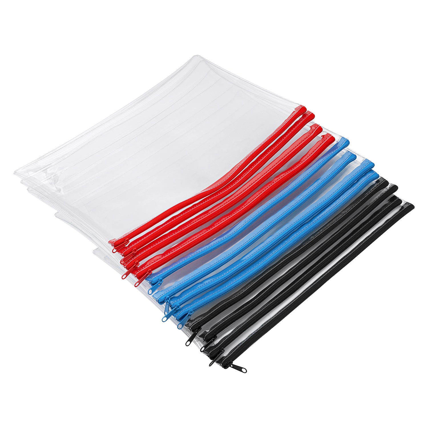 A4 Zip Pencil Case, Pack of 12