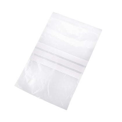 Medium Resealable Bag with Write On Label, Pack of 100
