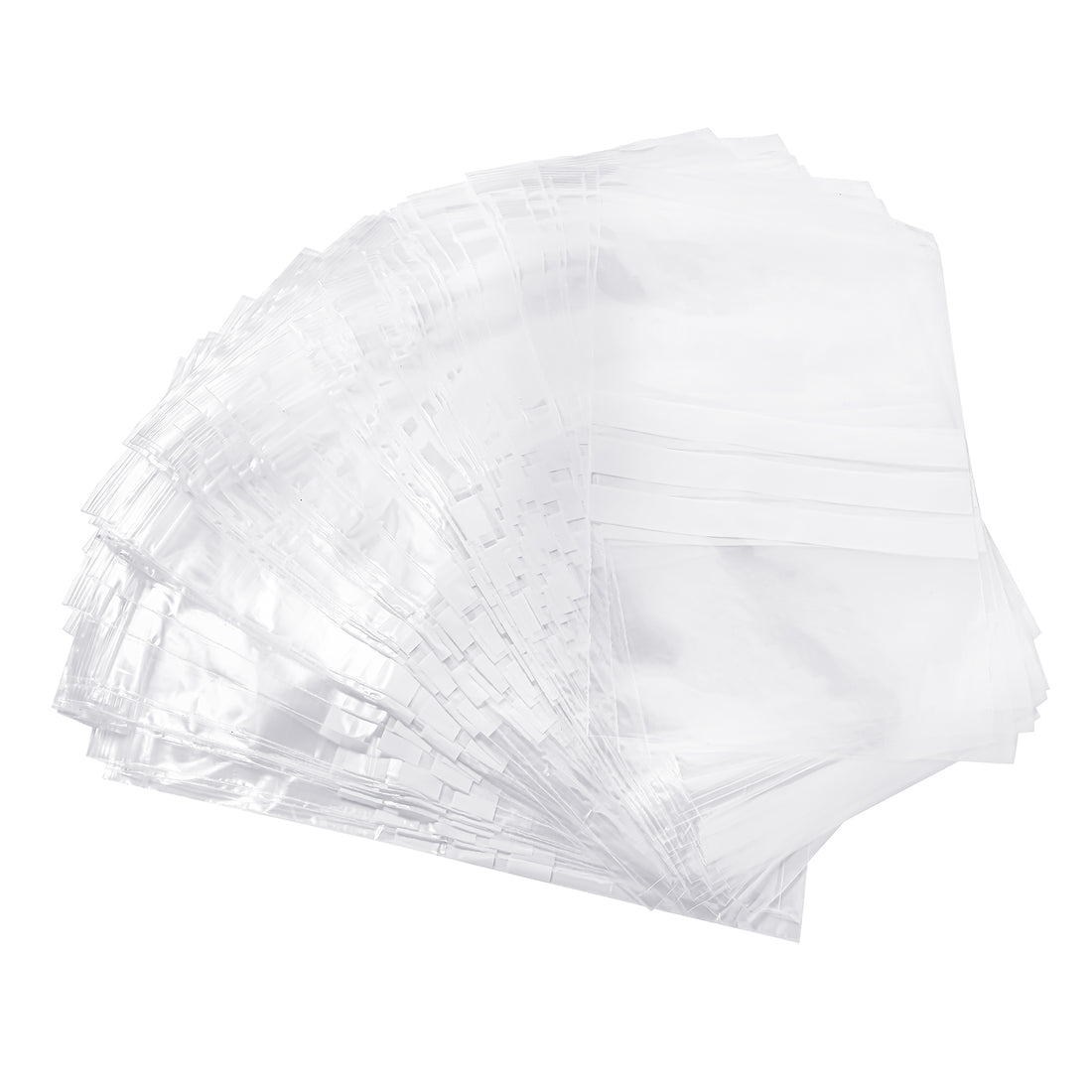 Medium Resealable Bag with Write On Label, Pack of 100