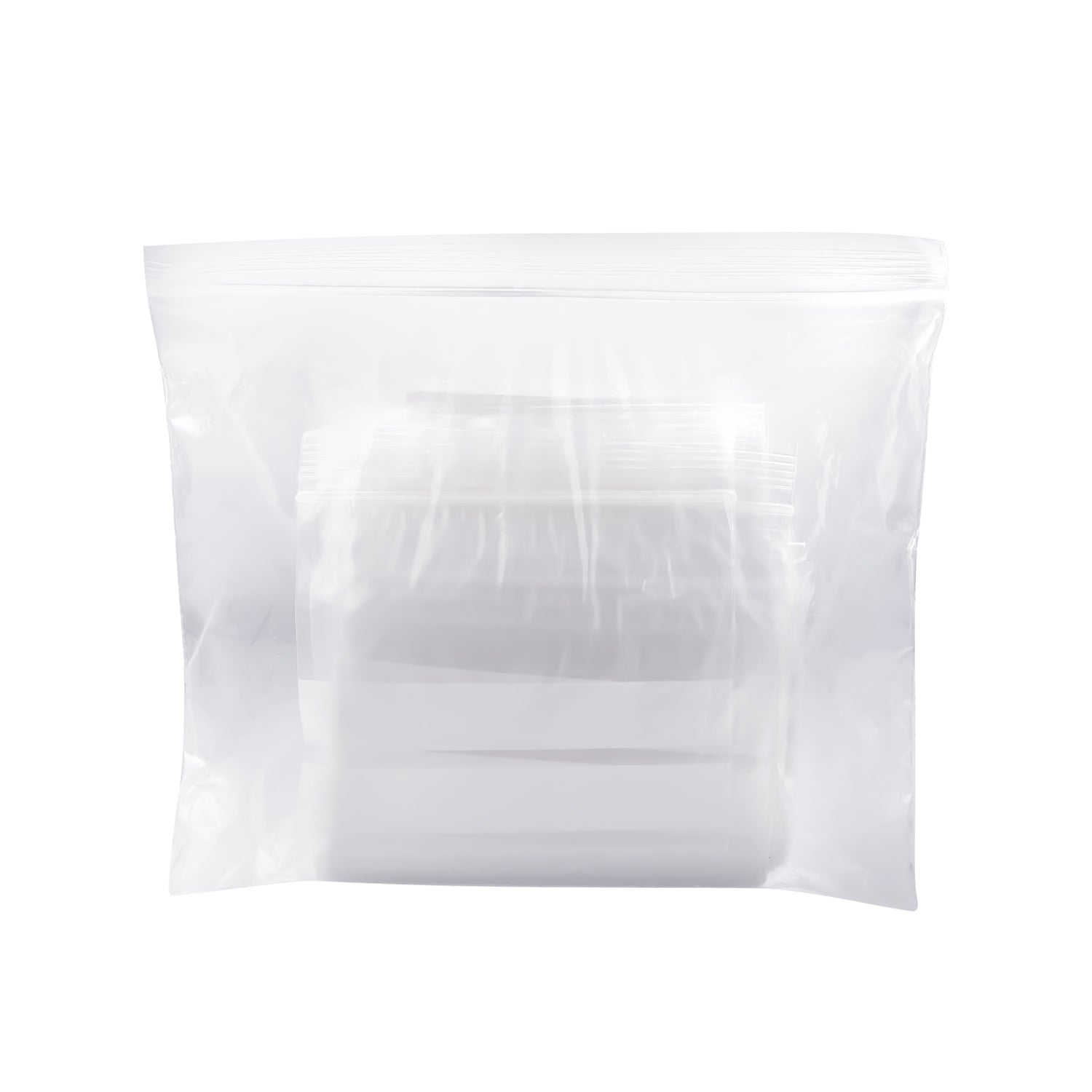 Small Resealable Bag with Write On Label, Pack of 100