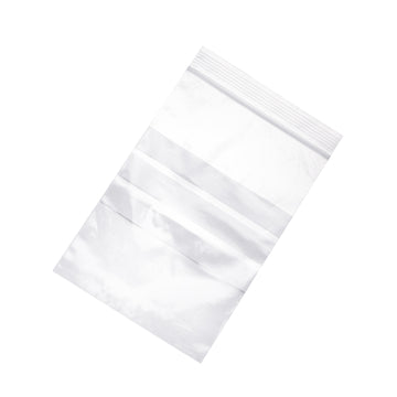 Small Resealable Bag with Write On Label, Pack of 100