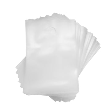 Clear Polythene School Bags, Pack of 50
