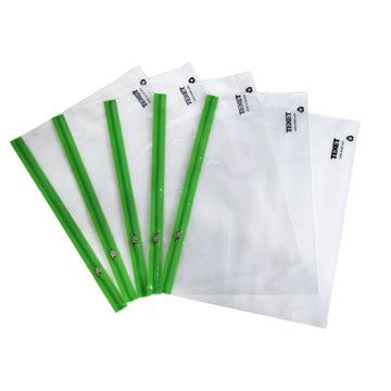 A4+ Green Zipped Wallet, Pack of 25