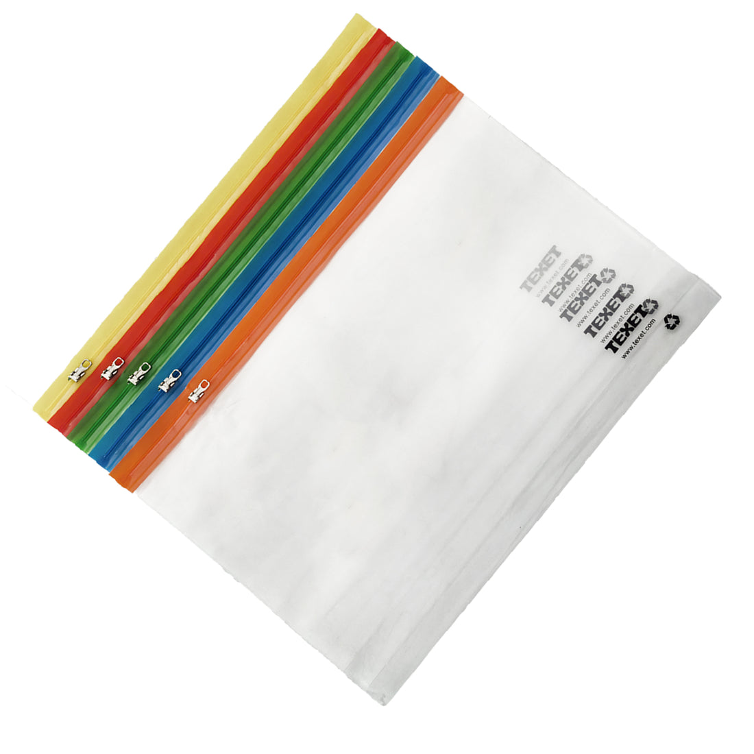 A4+ Mix Colours Zipped Wallet, Pack of 25