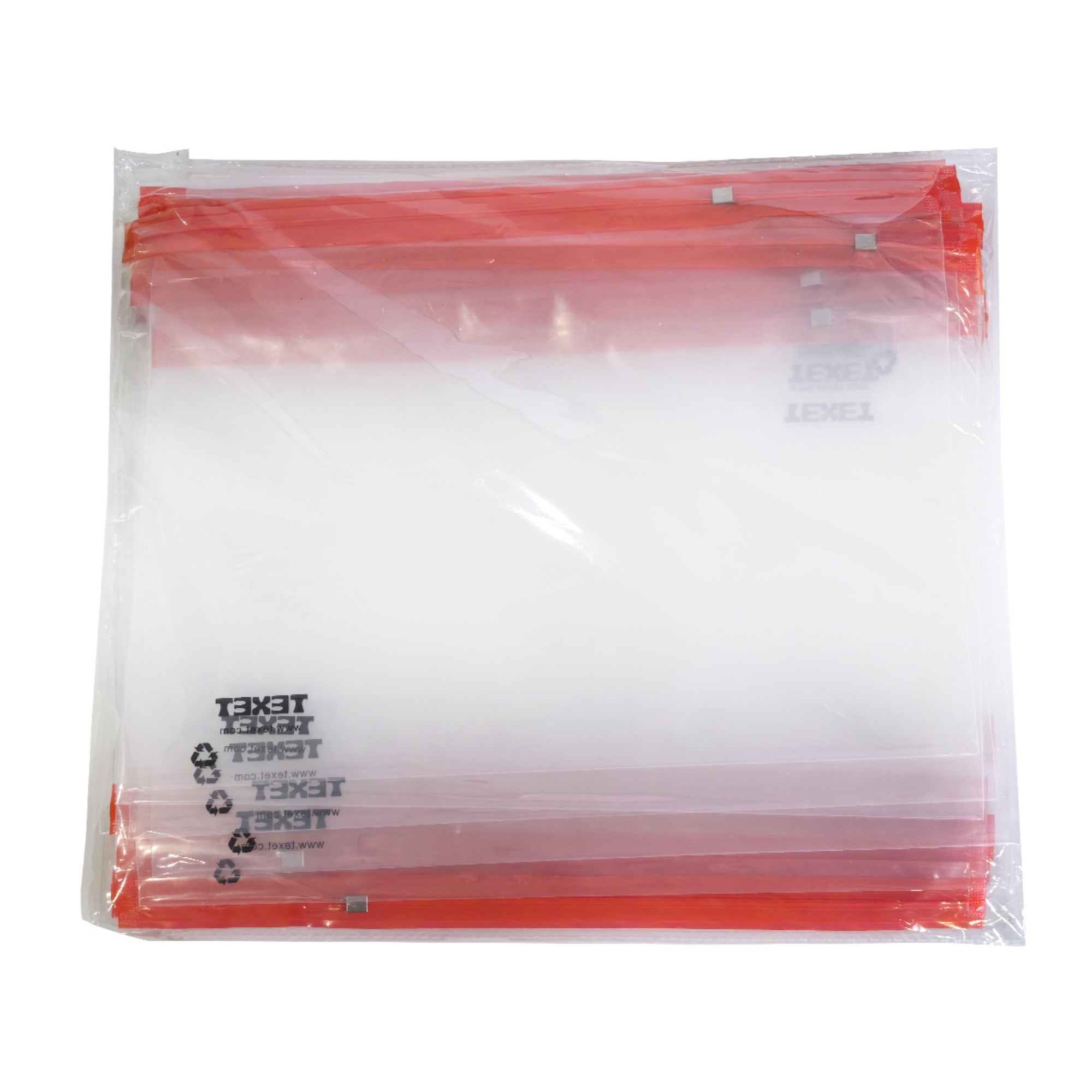 A4+ Red Zipped Wallet, Pack of 25