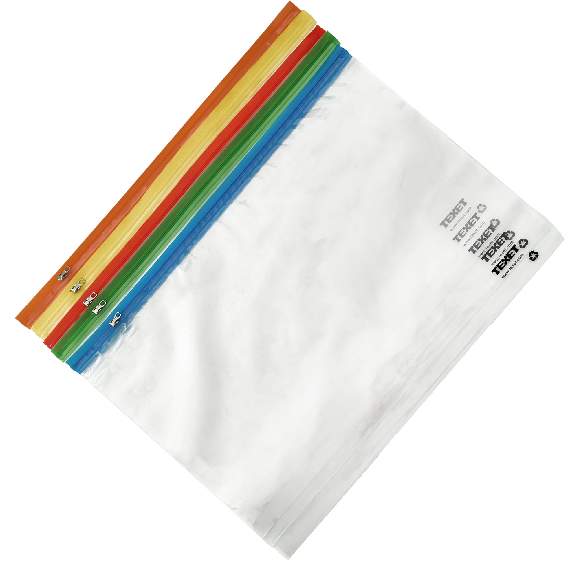 A3 Mix Colours Zipped Wallet, Pack of 25