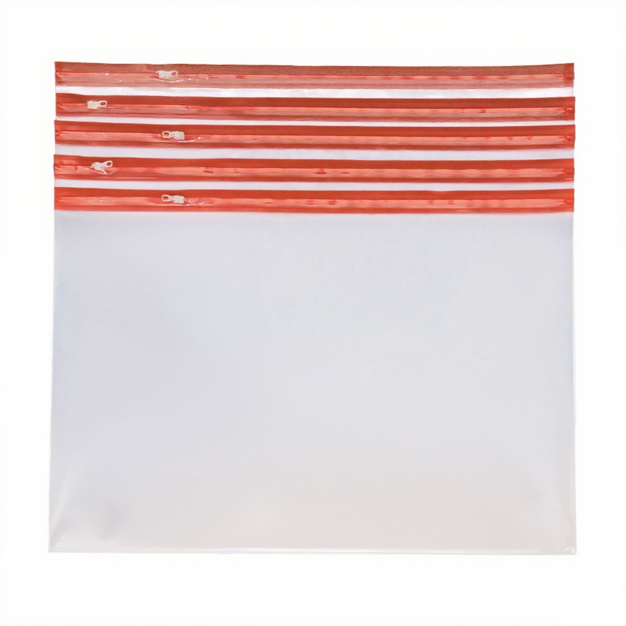 A3 Red Zipped Wallet, Pack of 25