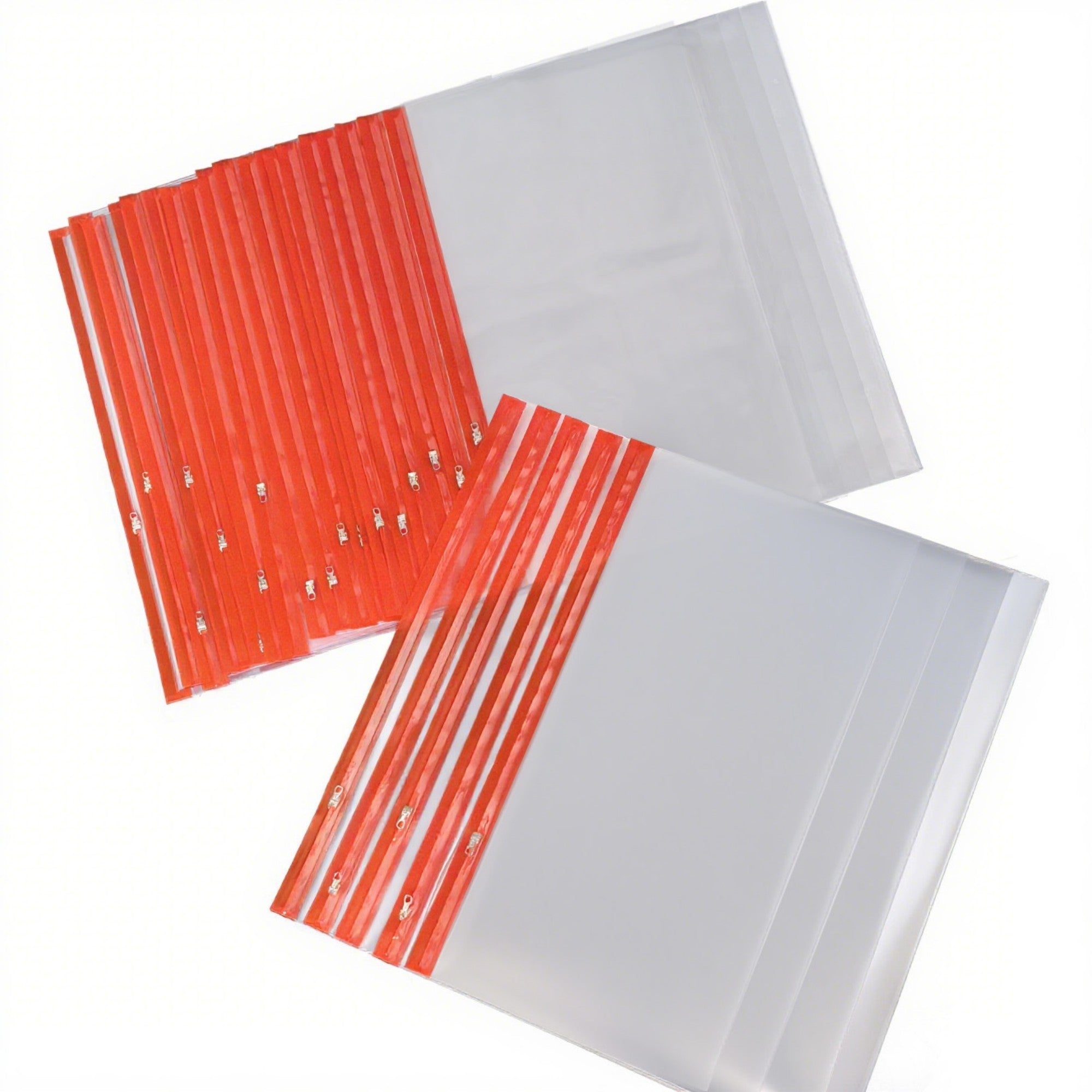 A3 Red Zipped Wallet, Pack of 25