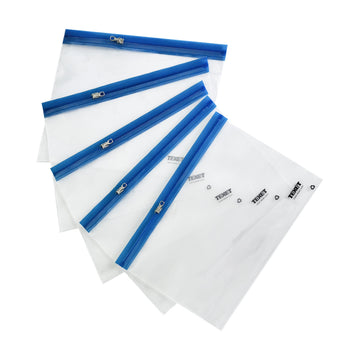 A5 Blue Zipped Wallet, Pack of 25