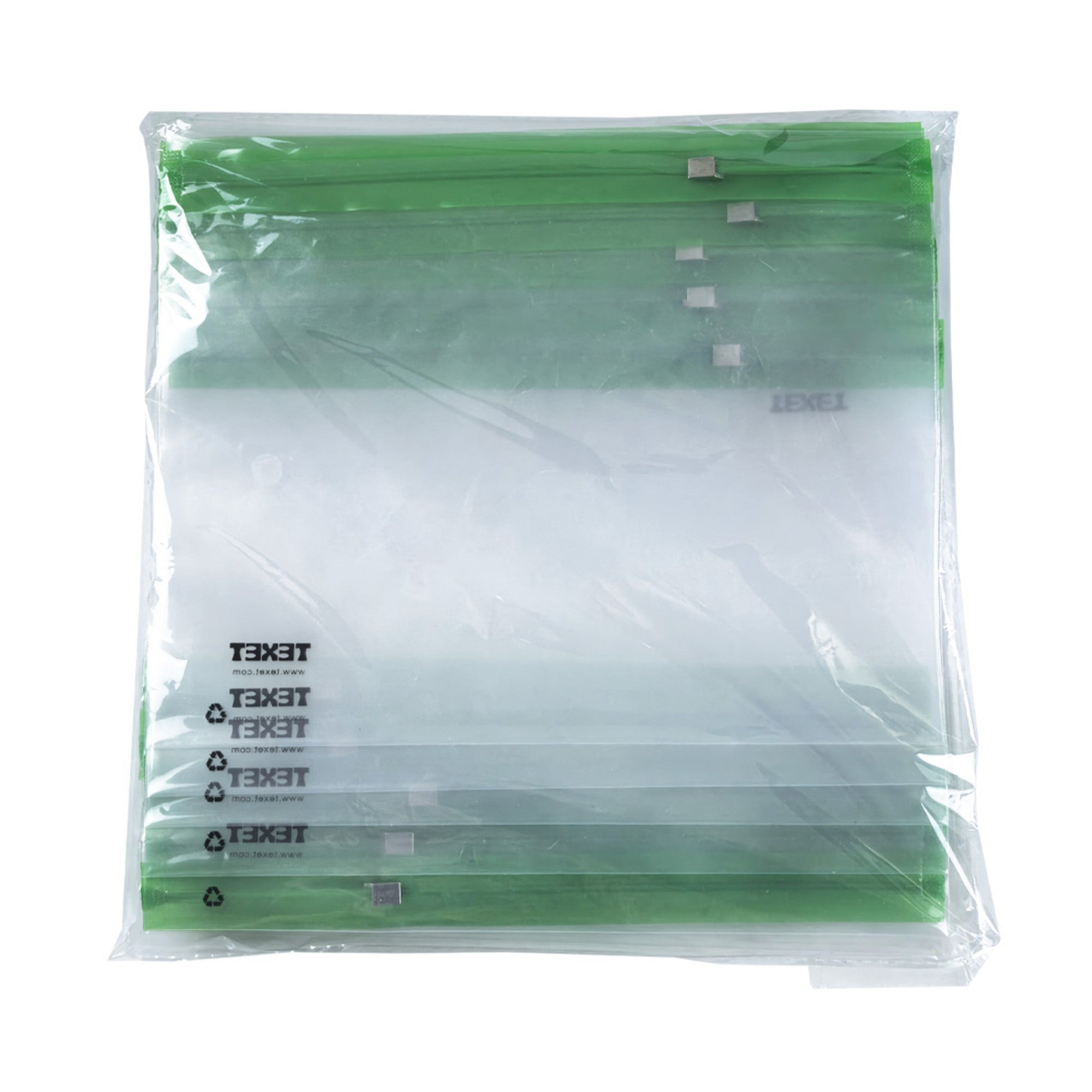 A5 Green Zipped Wallet, Pack of 25