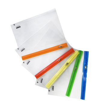 A5 Mix Colours Zipped Wallet, Pack of 25