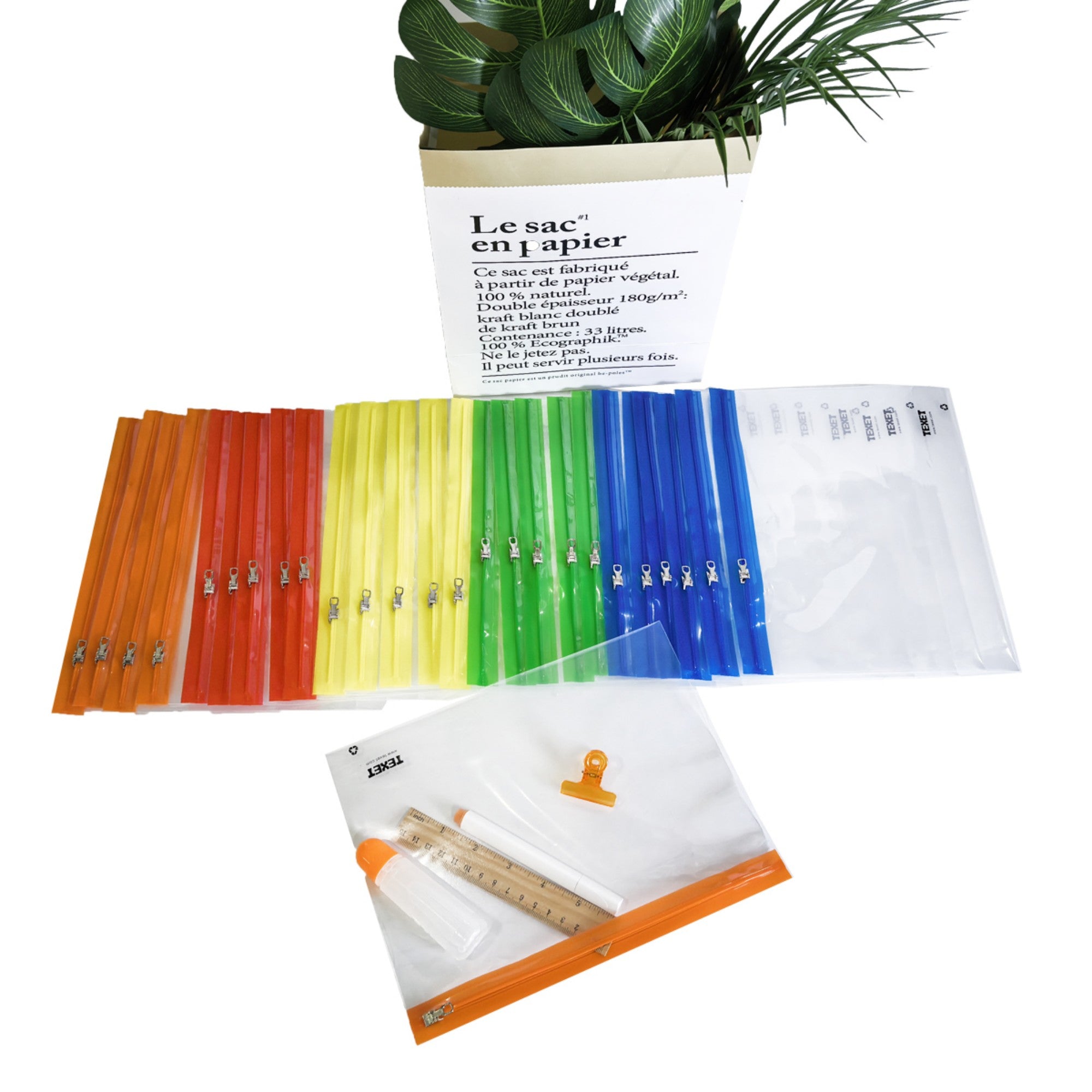 A5 Mix Colours Zipped Wallet, Pack of 25