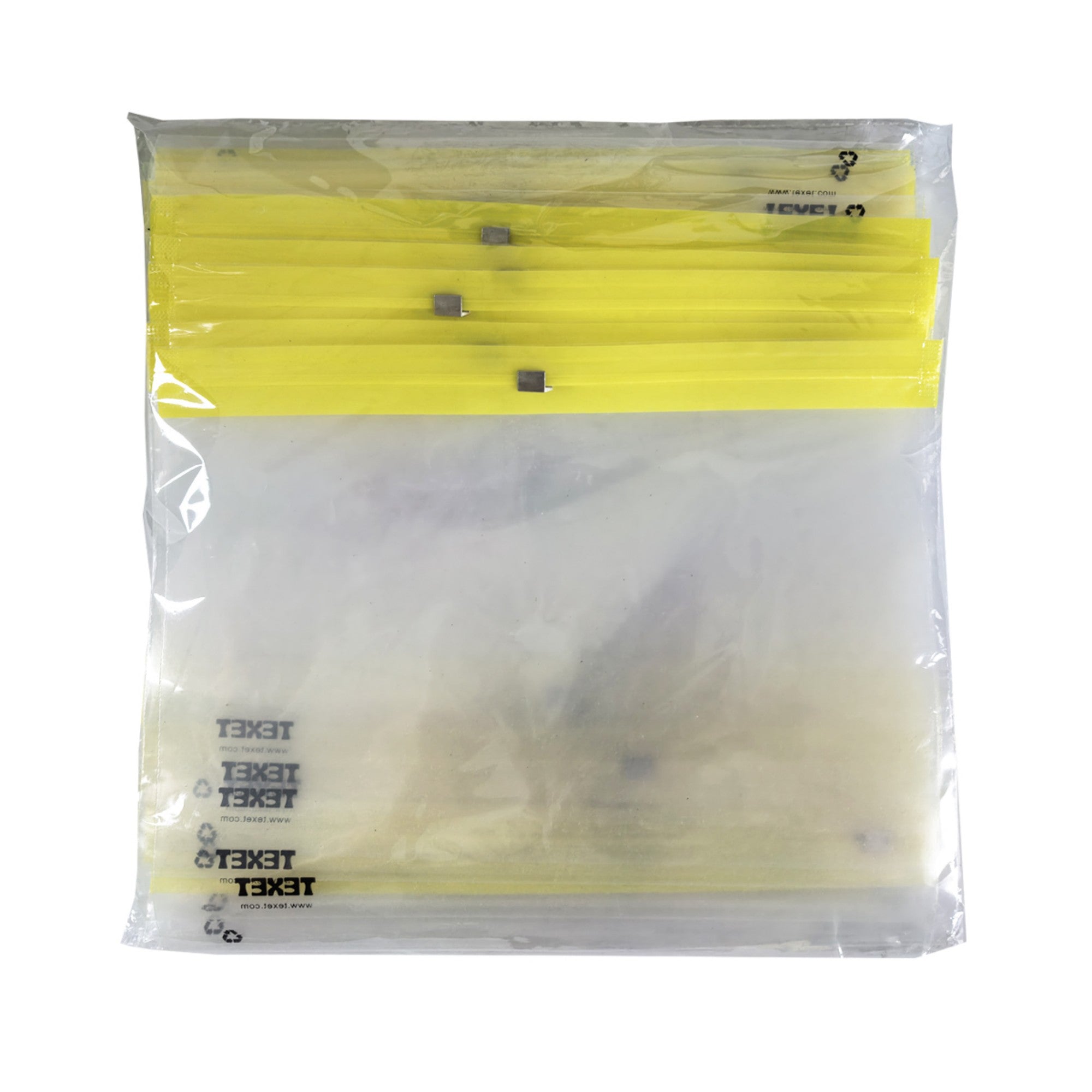 A5 Yellow Zipped Wallet, Pack of 25