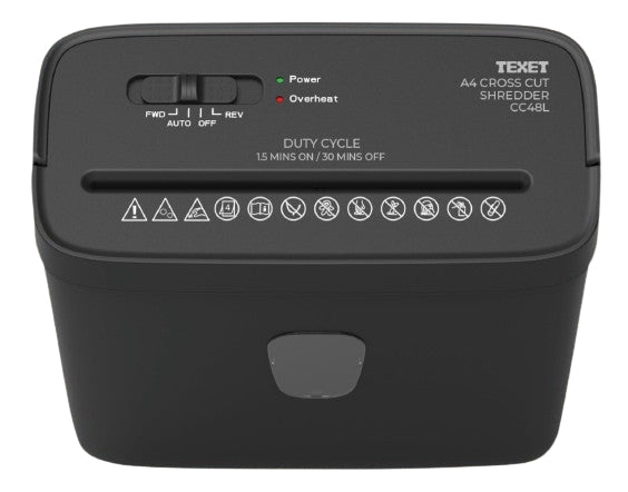 4 Sheet Cross Cut Paper Shredder