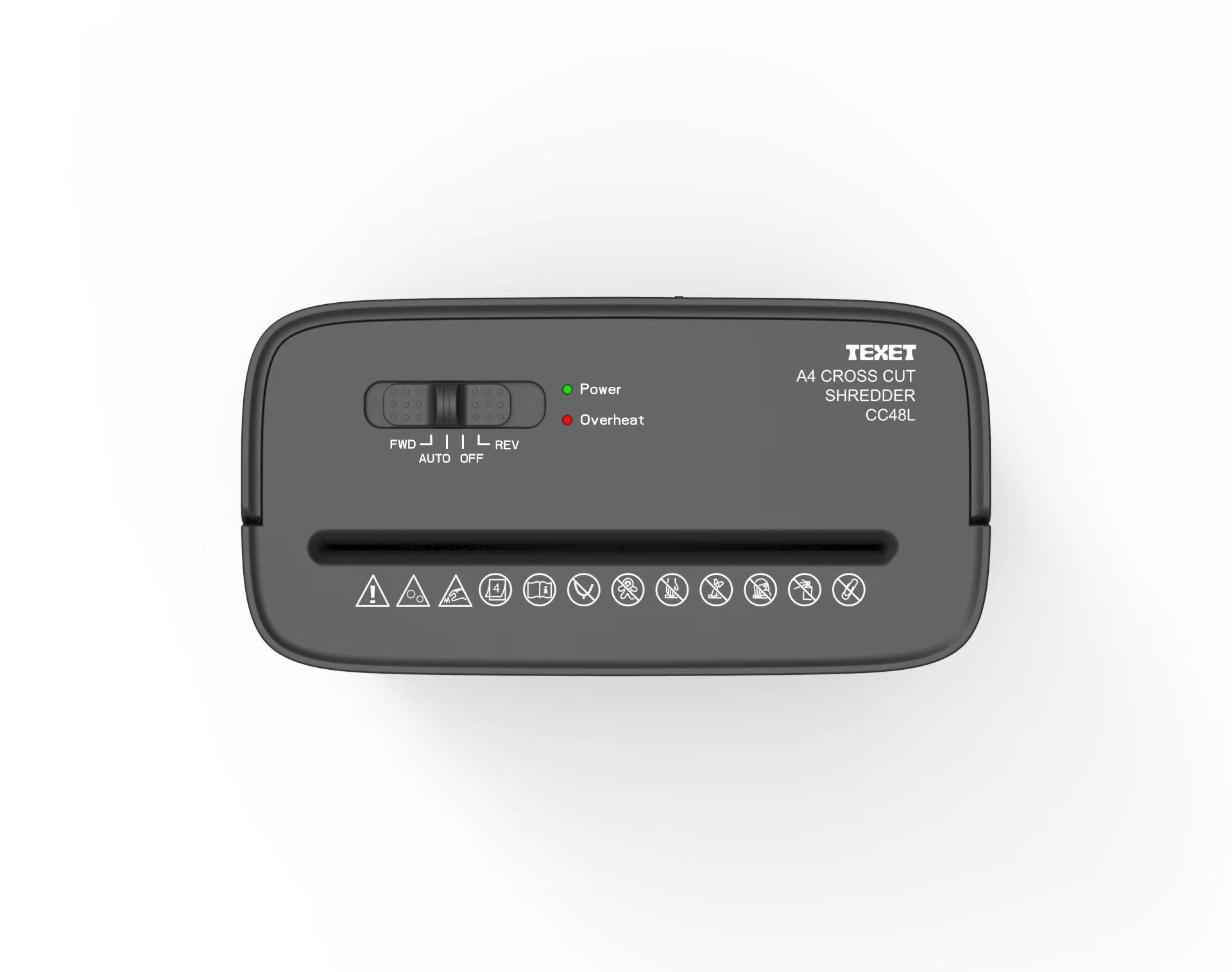 4 Sheet Cross Cut Paper Shredder