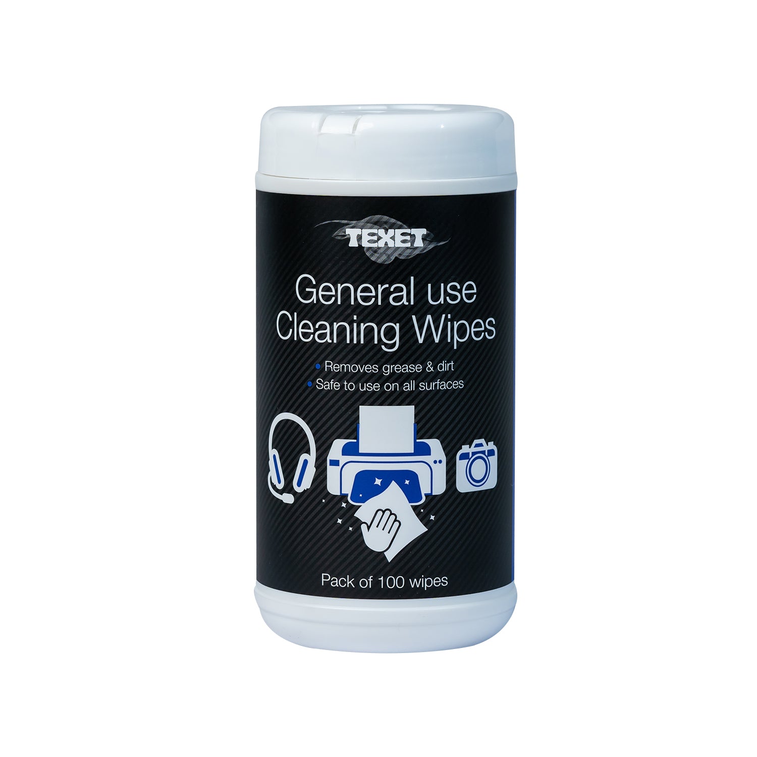 Disposable Cleaning Wipes 100 pieces Tub