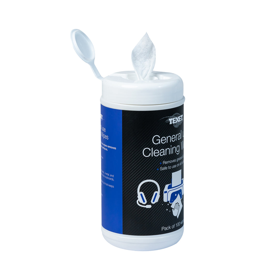 Disposable Cleaning Wipes 100 pieces Tub