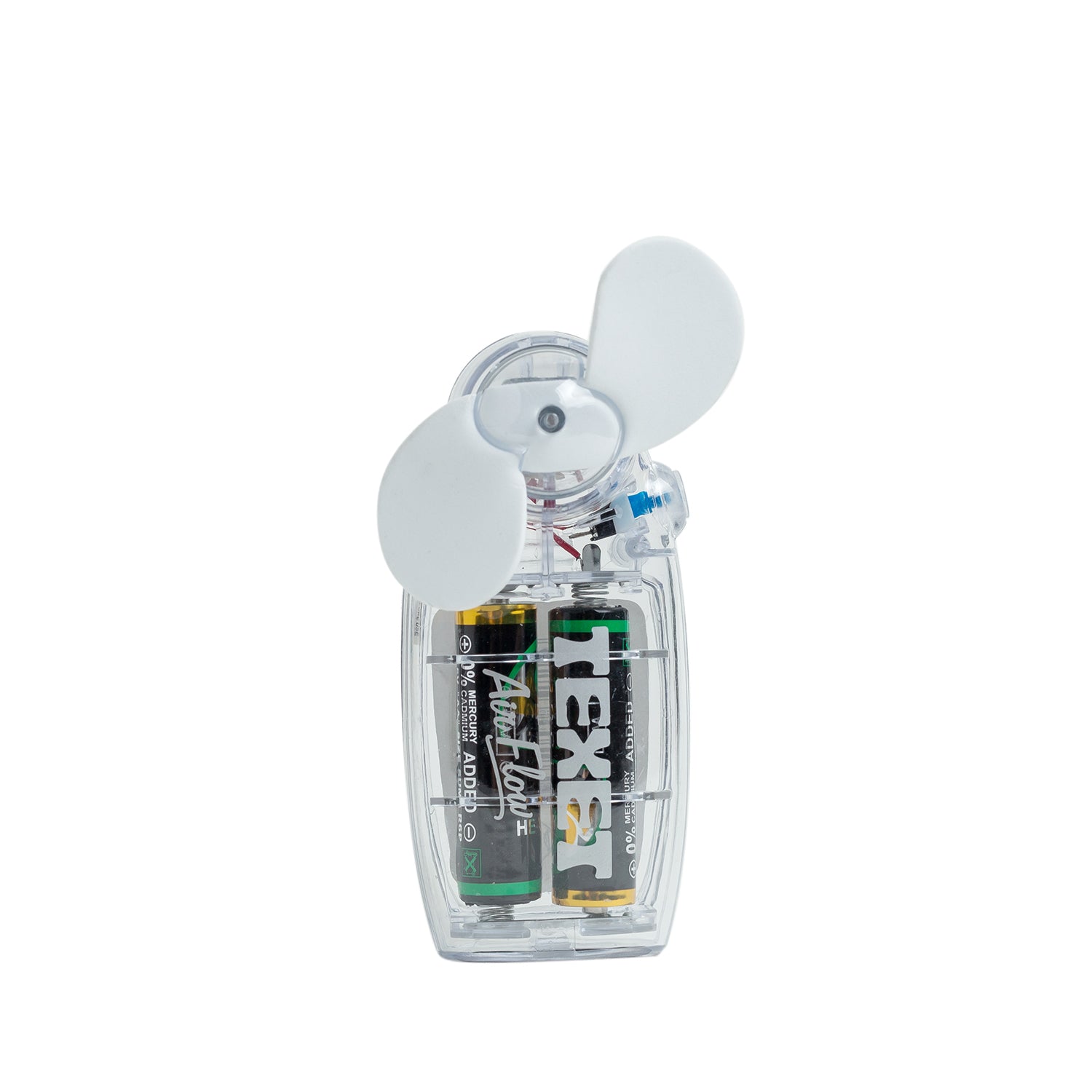 Handheld Fan with Battery, Assorted Colour